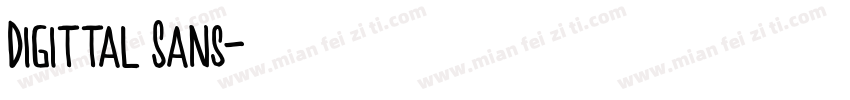 Digittal Sans字体转换